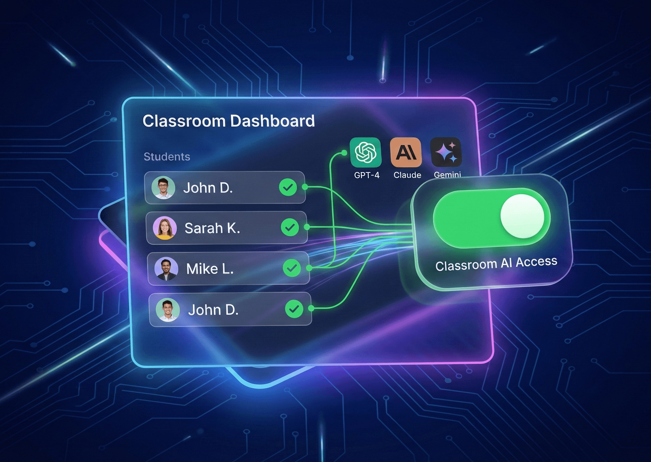 Classroom Dashboard UI
